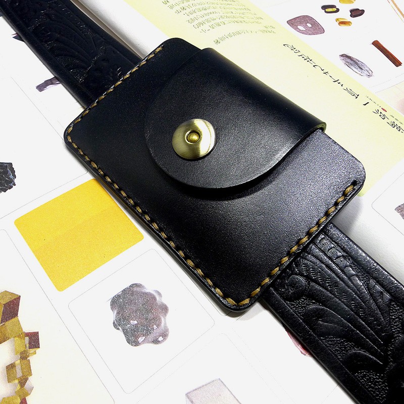 Leatherwork Fasteners - Blongk Ultra thin Waist Bag Genuine
