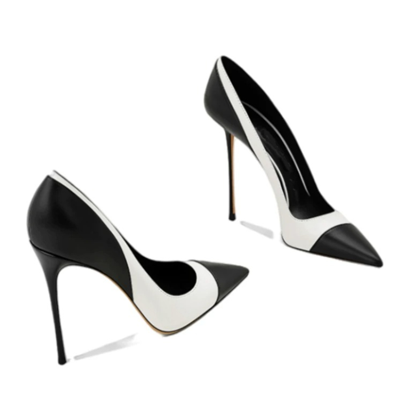 Leatherwork Designs - Sexy Color Block Pumps Yuejinlong Designer