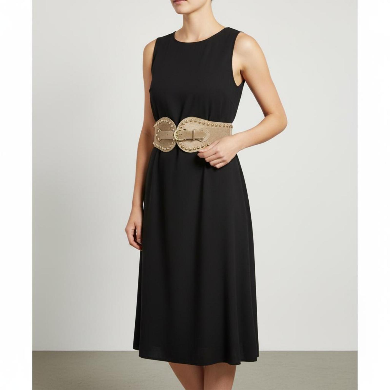 Women Elastic Waist Belt Suede - огляд і ціна Leather Work Western