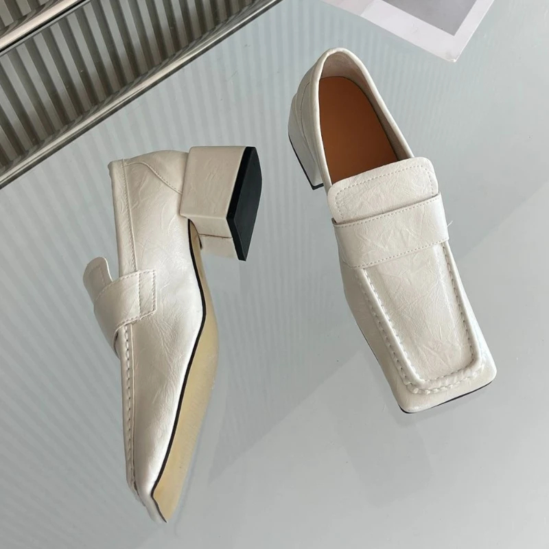 Women Square Toe Chunky Heel D - огляд і ціна Leatherwork Designs
