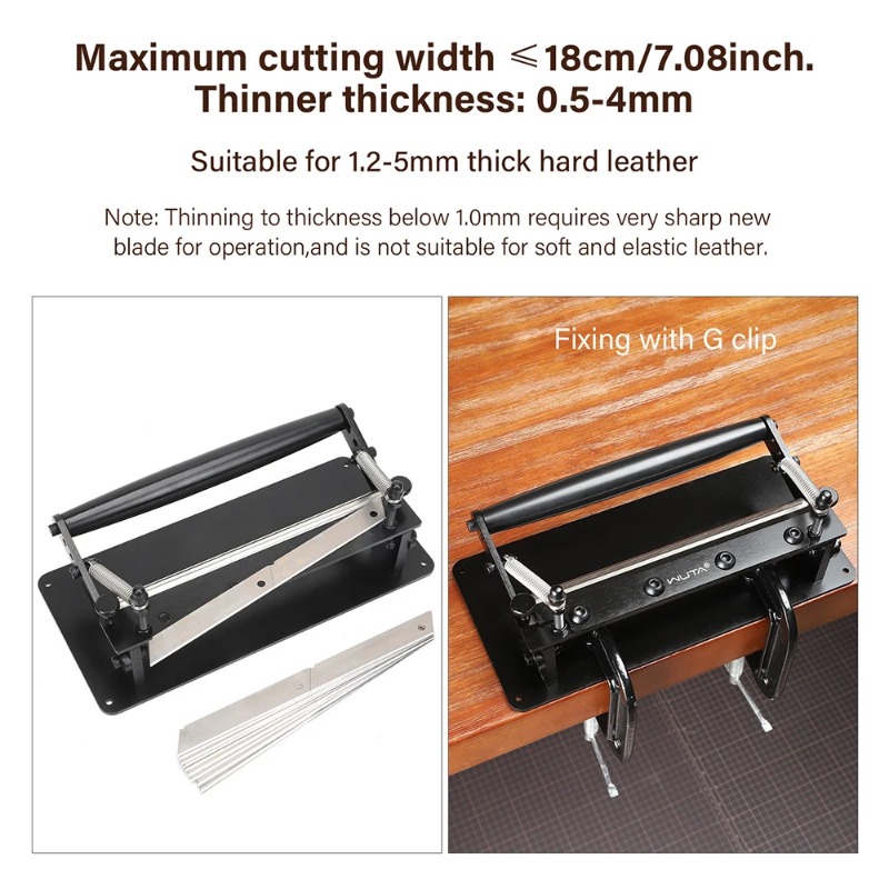Large Manual Leather Machine S - огляд і ціна Skiver Leather Thin