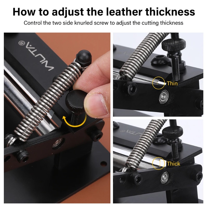 Large Manual Leather Machine S - огляд і ціна Skiver Leather Thin