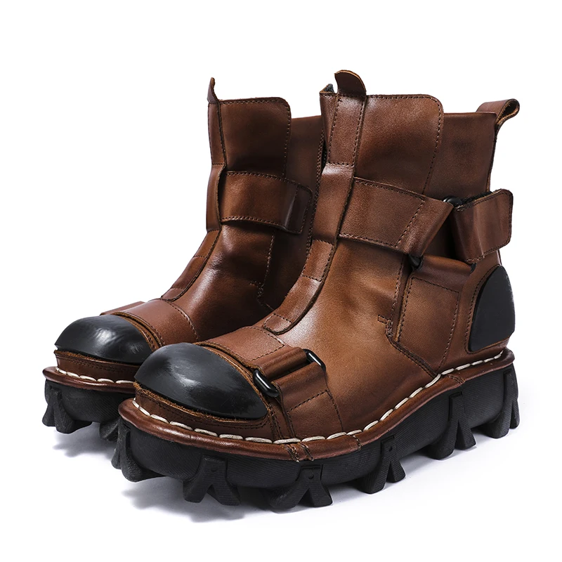 Men's Genuine Leather Motorcyc - огляд і ціна Leather Work Western