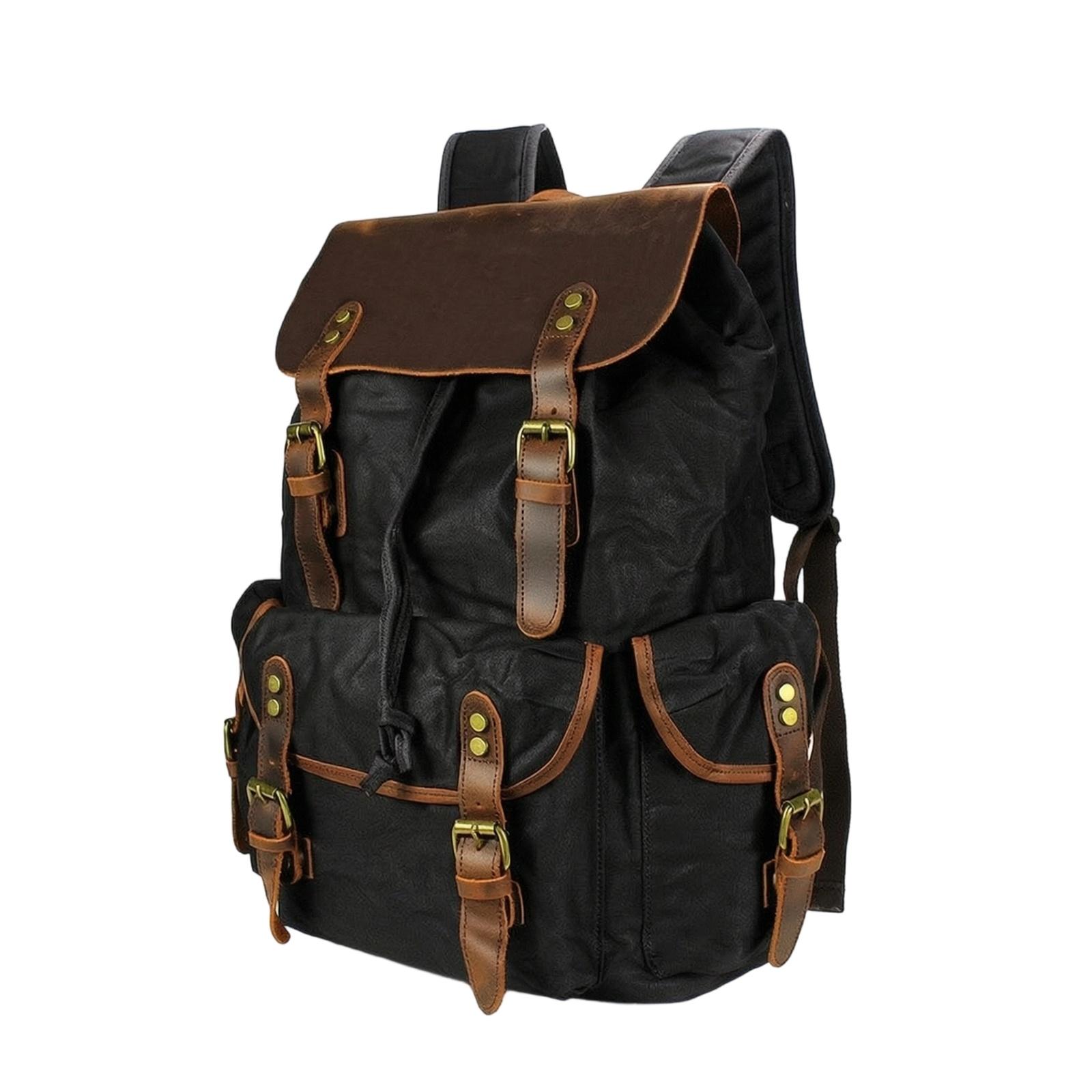 Canvas Travel Pack Durable Wax - огляд і ціна Leather Work Rucksack