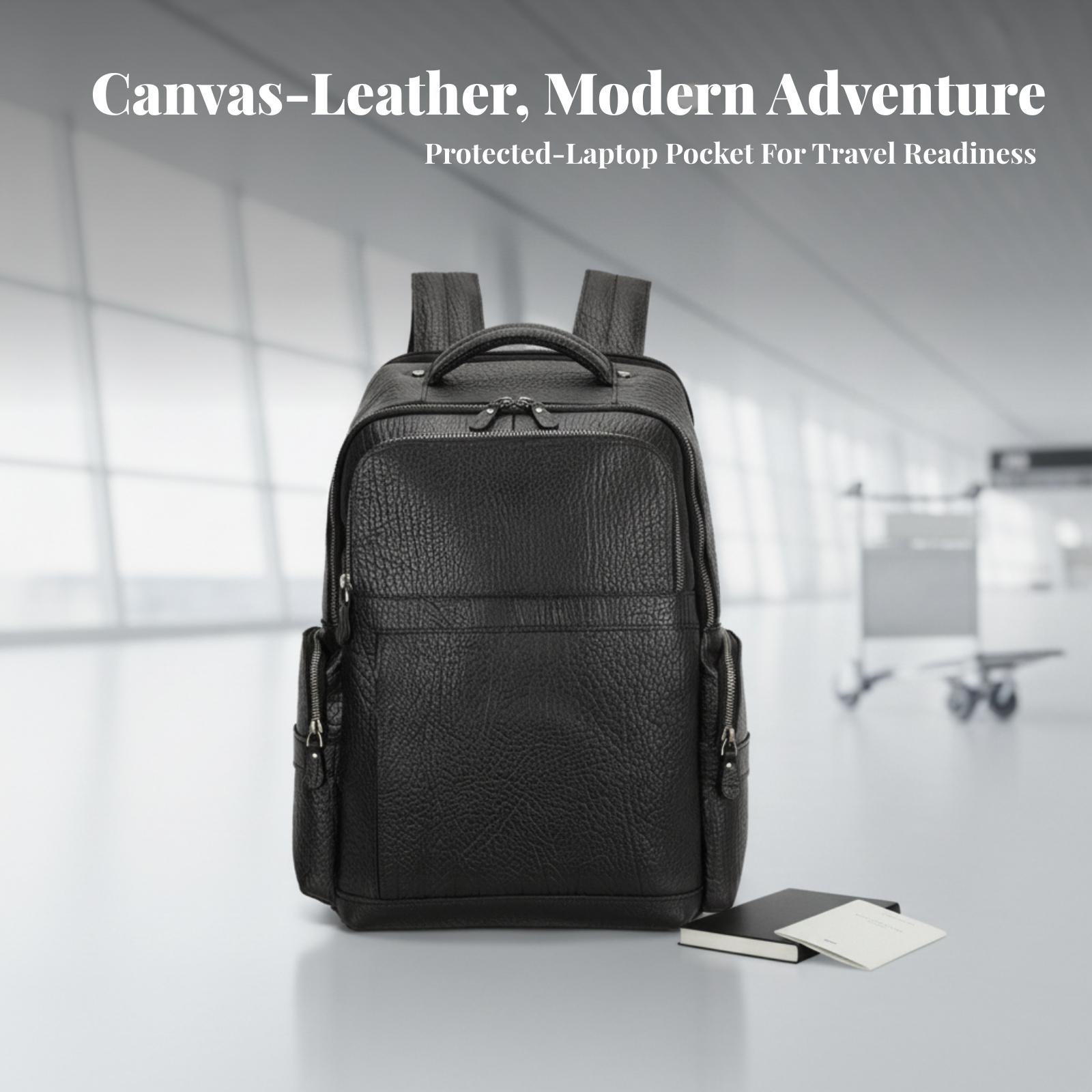 Cowhide Leather Travel Rucksac - огляд і ціна Leather Work Rucksack