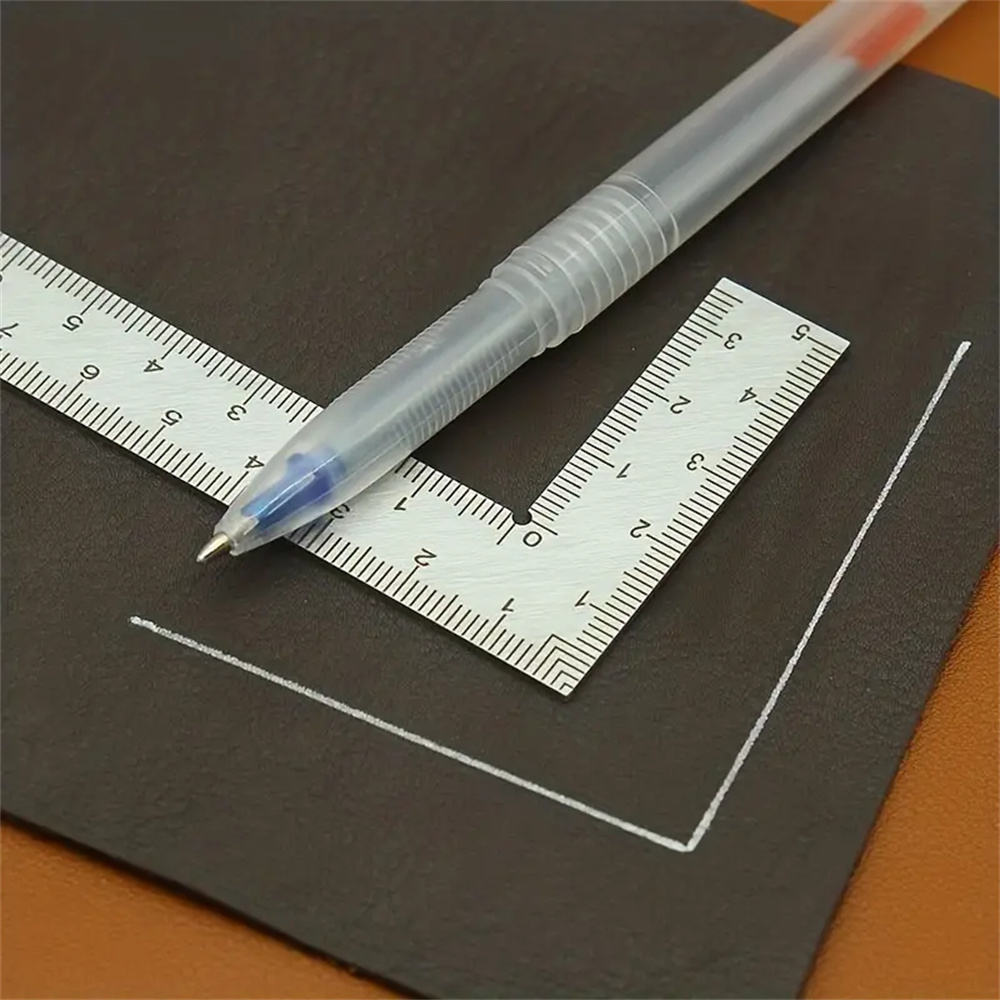Mini Stainless Steel L-Shaped  - огляд і ціна Leatherwork Ruler