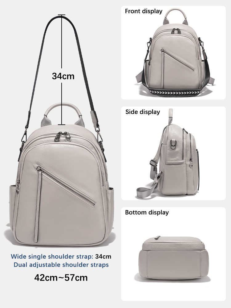 Zency Women's Genuine Leather  - огляд і ціна Leather Work Womens Backpack