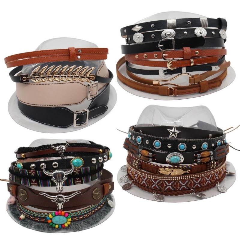 Retro Ethnic Style Belt, Headb - огляд і ціна Leatherwork Fasteners