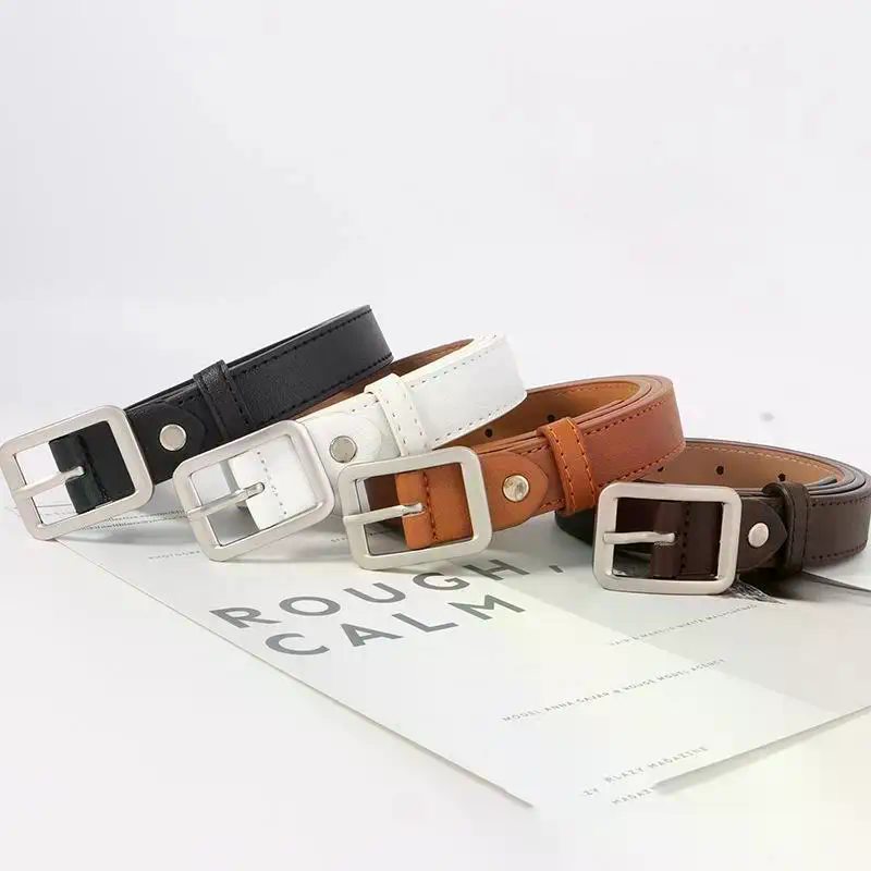 1pc Women's Belt Trendy Square - огляд і ціна Leather Work Jeans