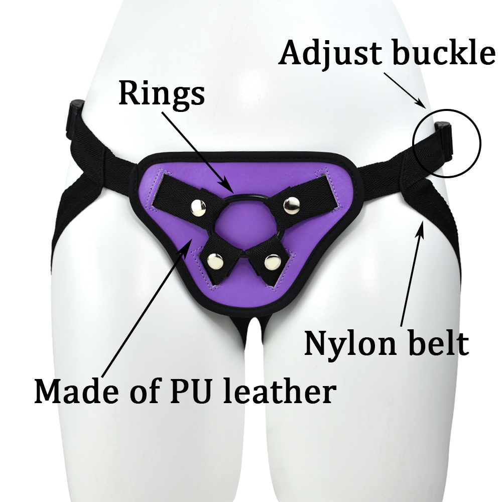 NYOTA Leather Strap-on Penis D - огляд і ціна Leatherwork Fasteners