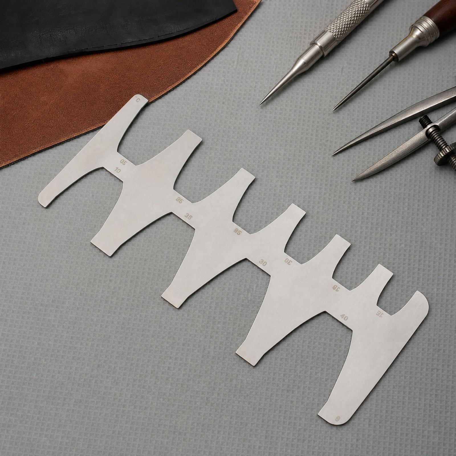 Belt-End Template Ruler 1.2 Mm - огляд і ціна Leatherwork Ruler