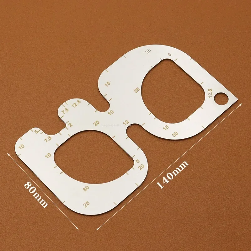 R Positioning Ruler Stainless  - огляд і ціна Leatherwork Ruler