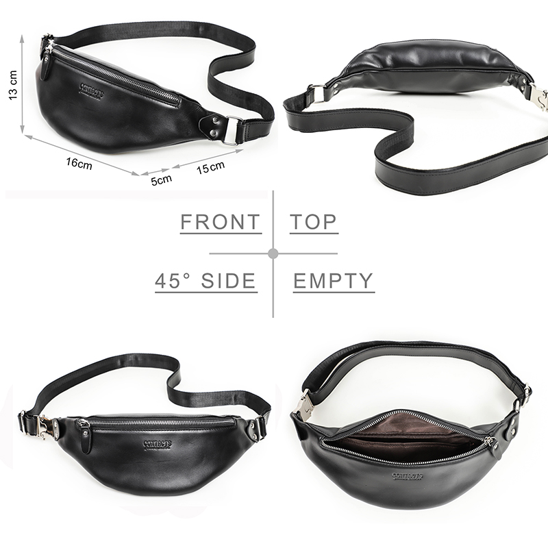 CONTACT'S Men Waist Packs Genu - огляд і ціна Leatherwork Fasteners