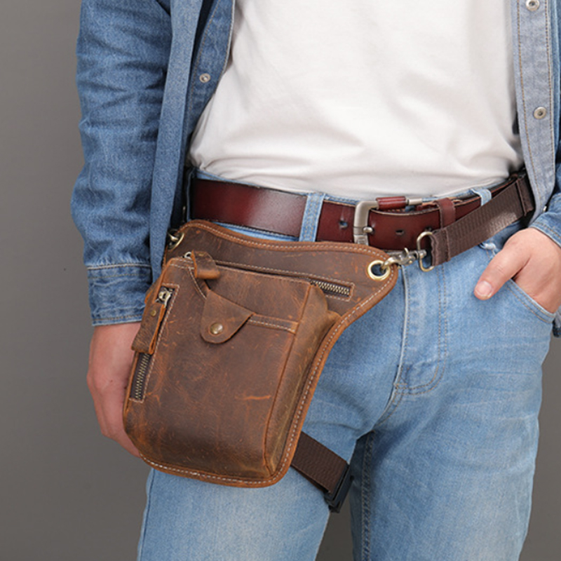 Vintage Pu Leather Waist Pack  - огляд і ціна Leatherwork Fasteners