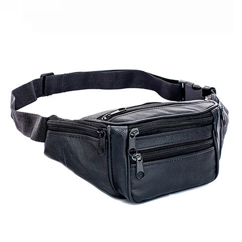PU Leather Waist Bag Men Waist - огляд і ціна Leatherwork Fasteners