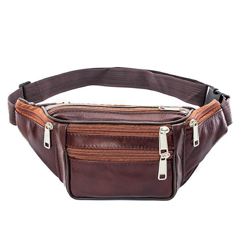 PU Leather Waist Bag Men Waist - огляд і ціна Leatherwork Fasteners