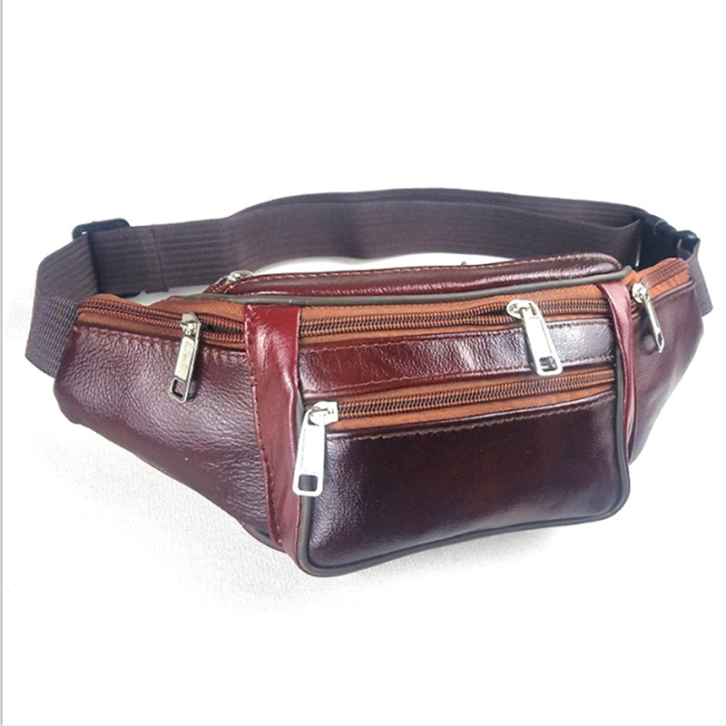 PU Leather Waist Bag Men Waist - огляд і ціна Leatherwork Fasteners