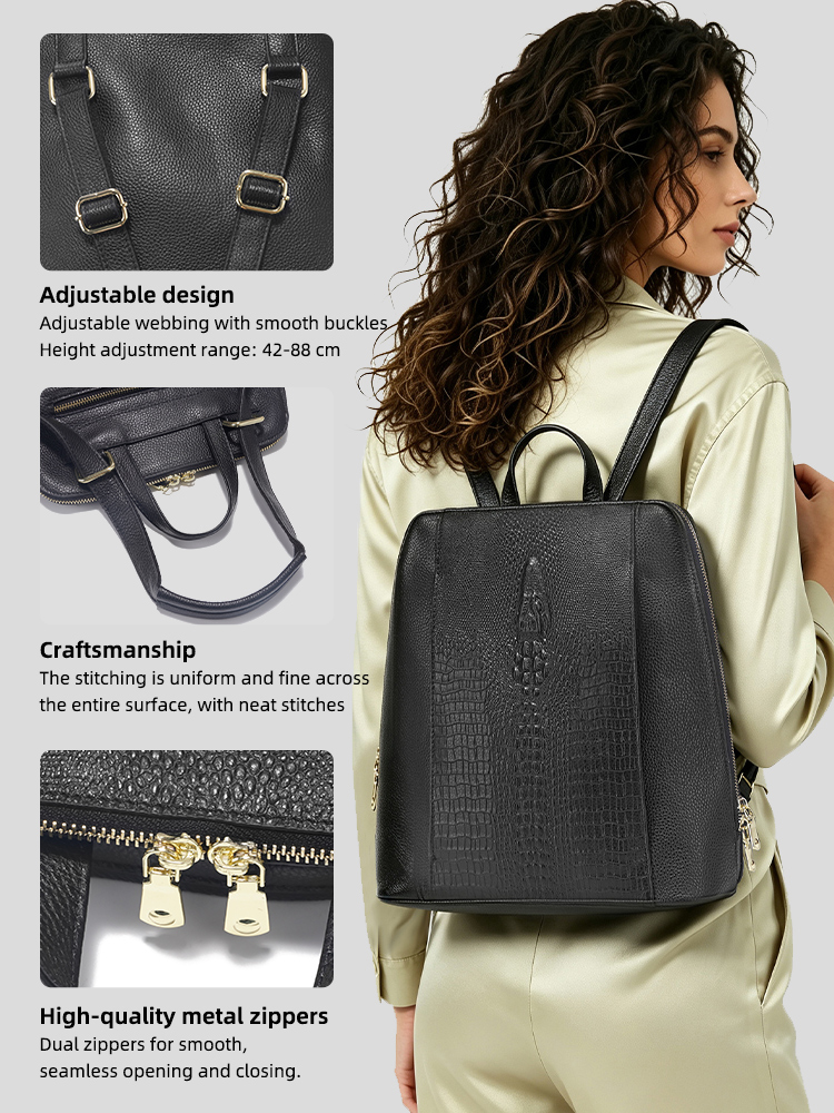 Zency Women's Crocodile Leathe - огляд і ціна Leather Work Notebook